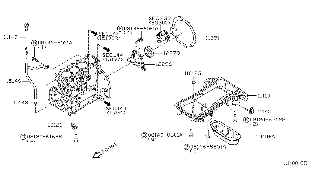 Cylinder Block & Oil Pan