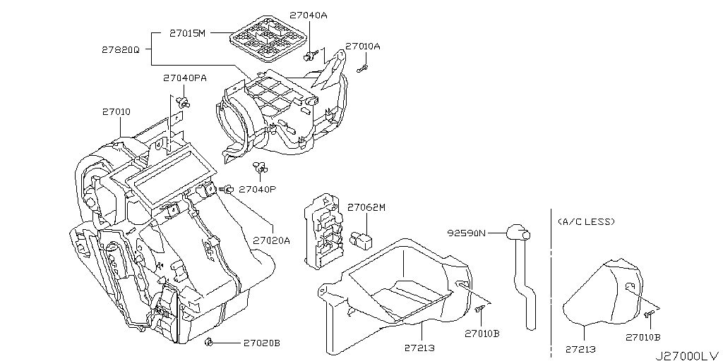 Heater Blower Unit