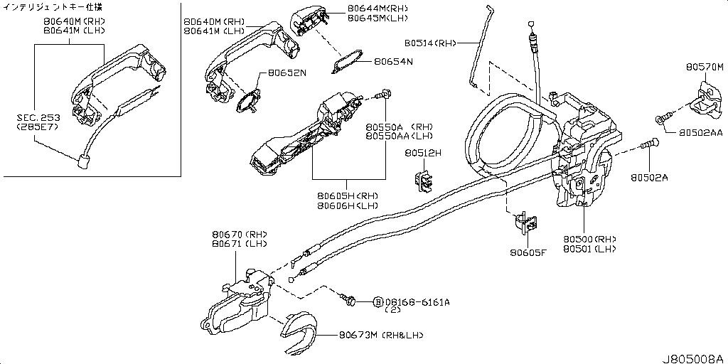 Front Door Lock & Handle
