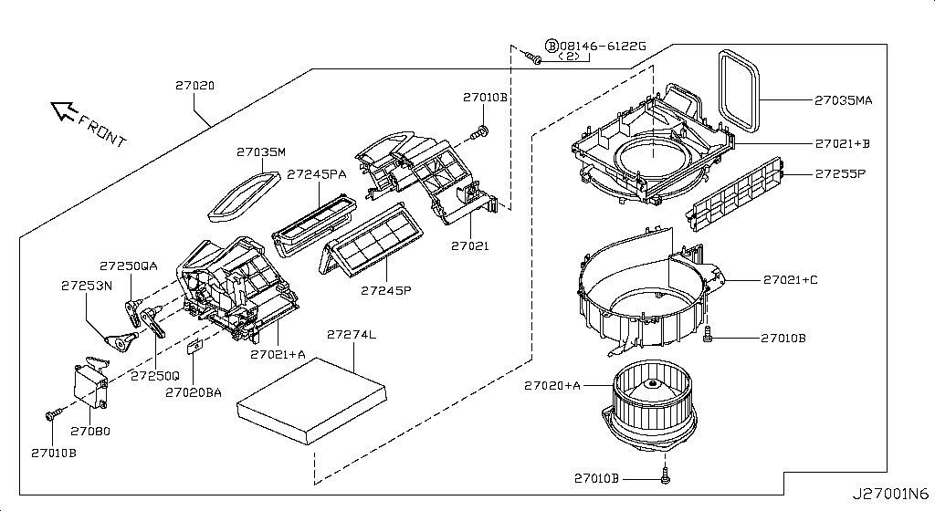 Heater Blower Unit