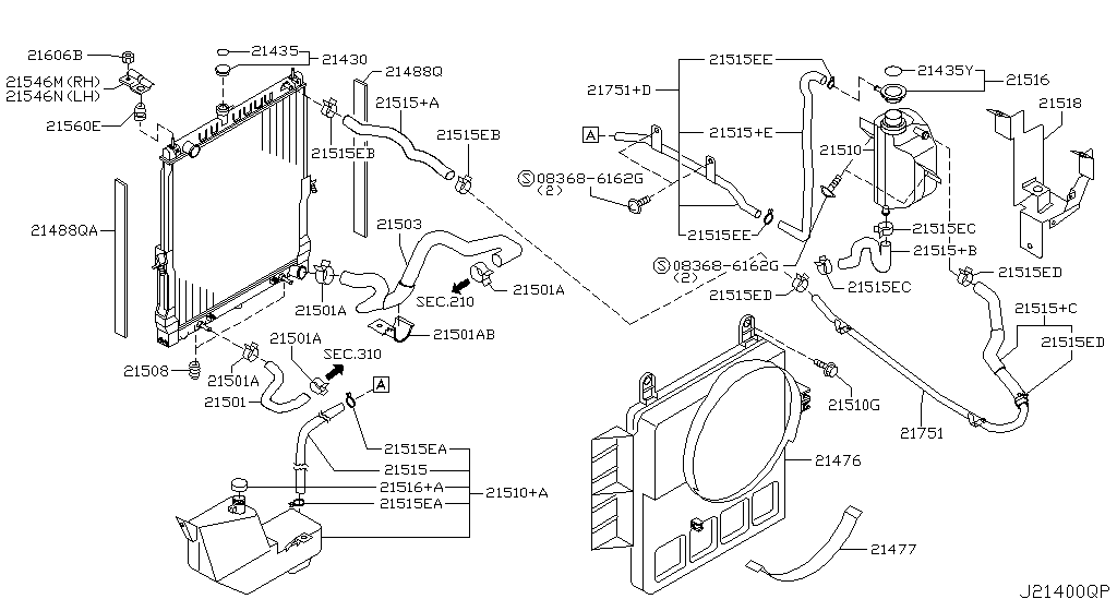 Radiator Shroud Inverter Cooling