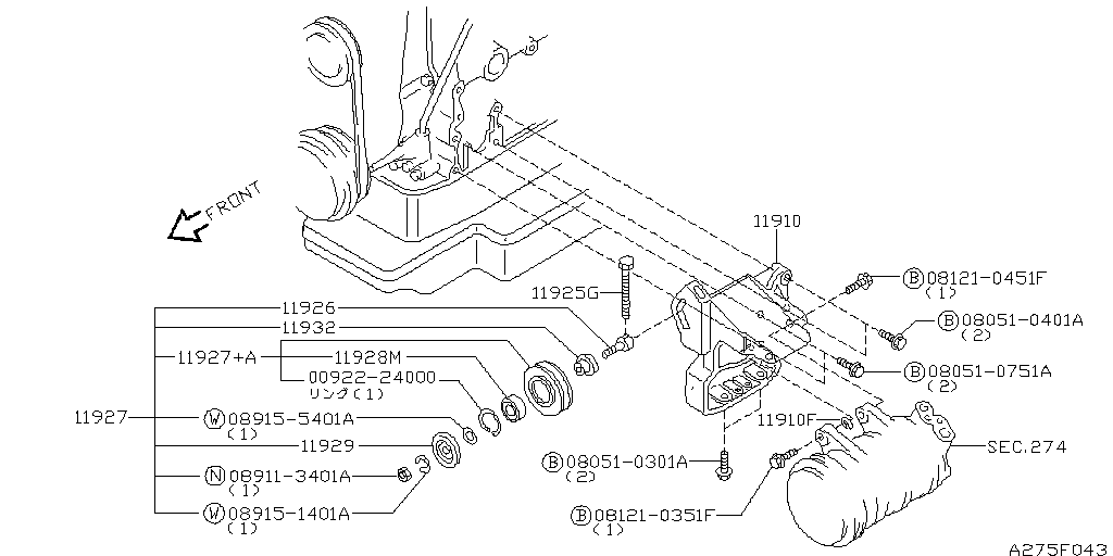 Soporte del compresor