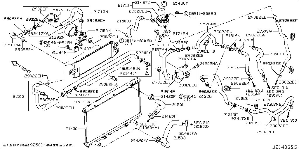 Radiator, Shroud & Inverter Cooling