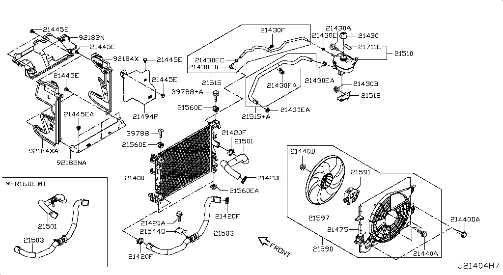 Radiator Shroud Inverter Cooling