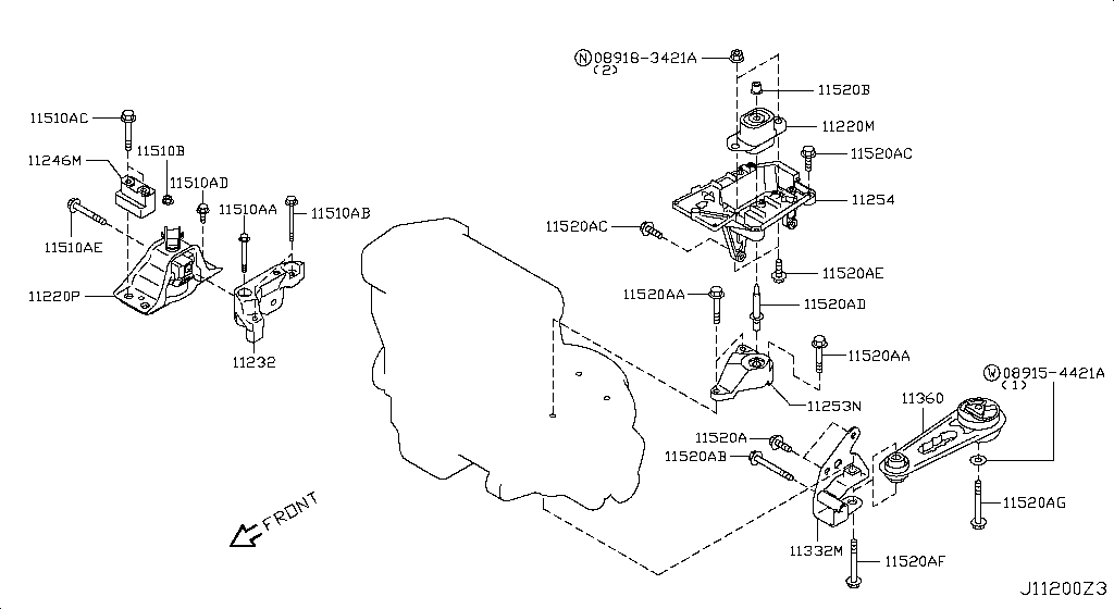 Engine & Transmission Mounting