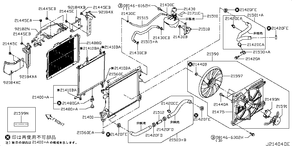 Radiator, Shroud & Inverter Cooling