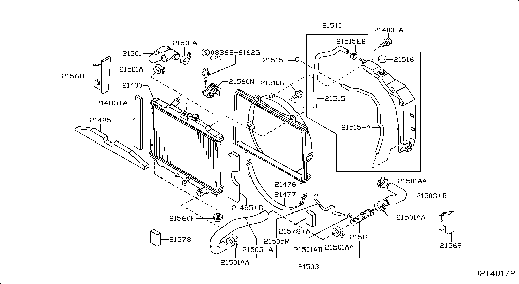 Radiator Shroud Inverter Cooling