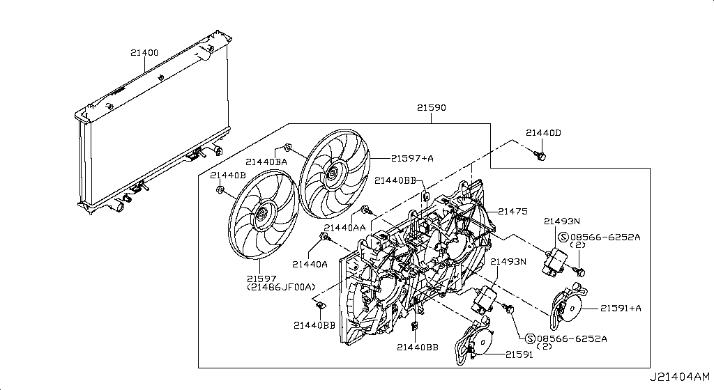 Radiator Shroud Inverter Cooling