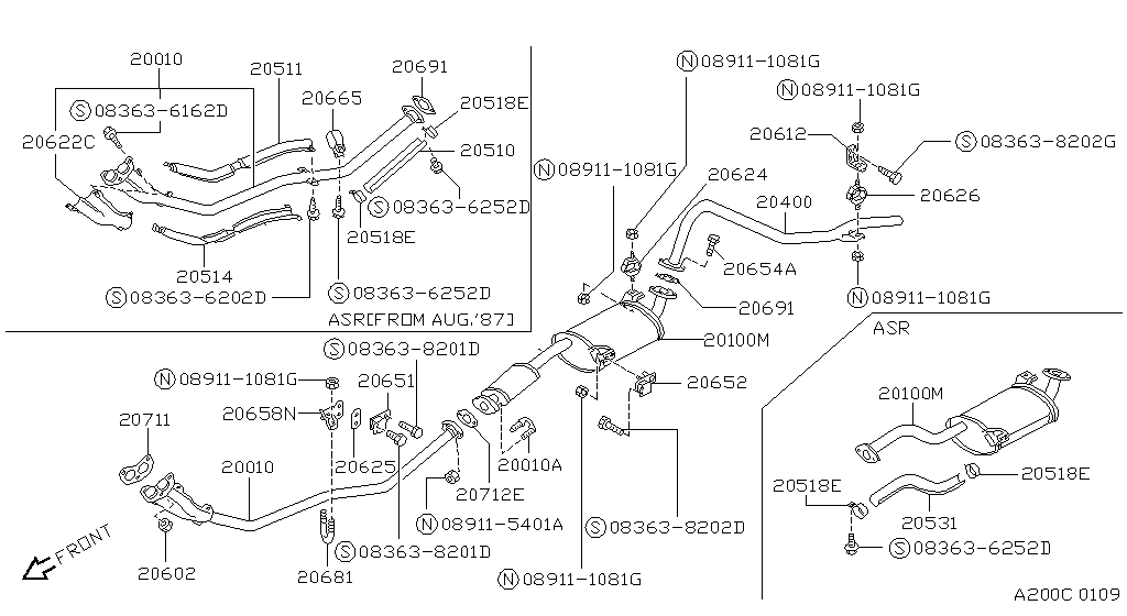 Exhaust Tube Muffler