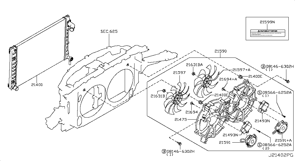Radiator Shroud Inverter Cooling