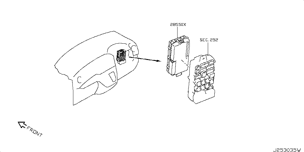 28550-6A02B Control Assembly Nissan | YoshiParts