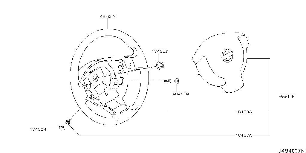 48430-EN000 Wheel Assembly Nissan | YoshiParts