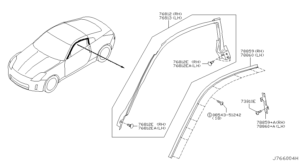 Moldura lateral del cuerpo