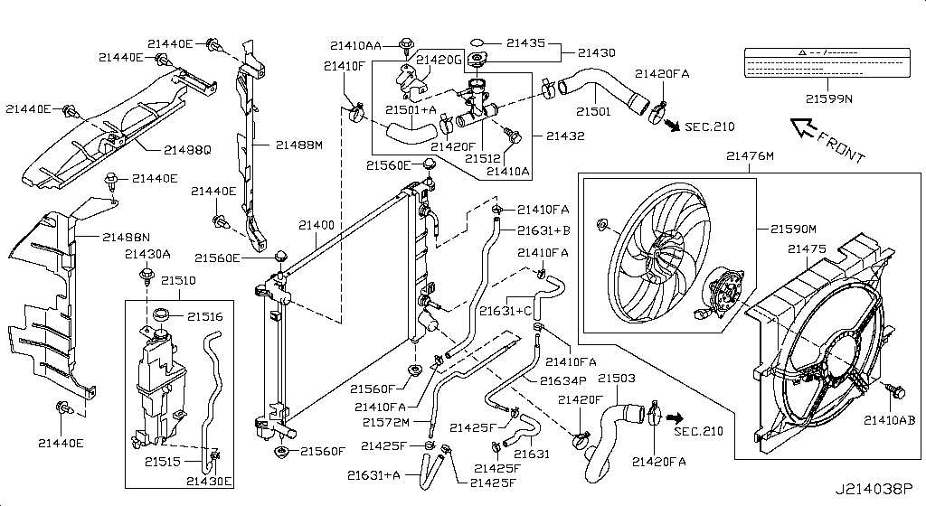 Radiator Shroud Inverter Cooling