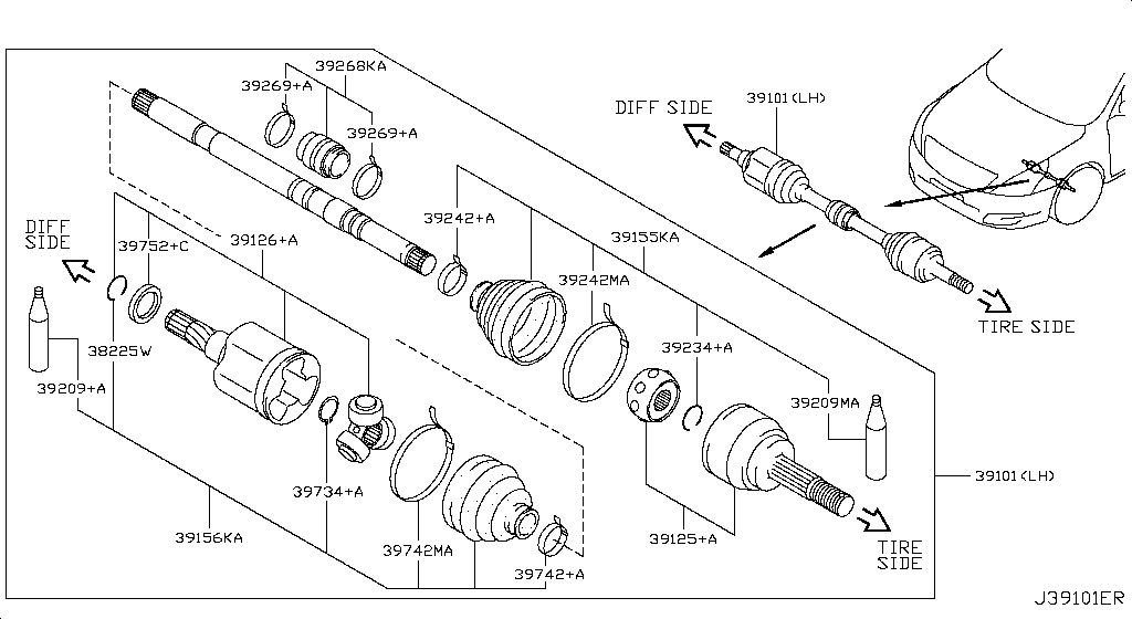 Front Drive Shaft