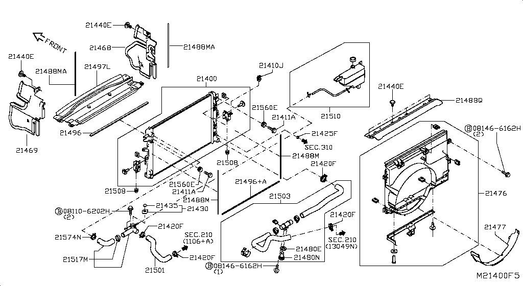 Radiator Shroud Inverter Cooling