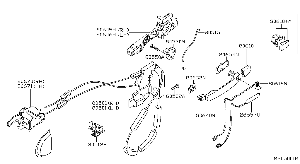 Front Door Lock Handle