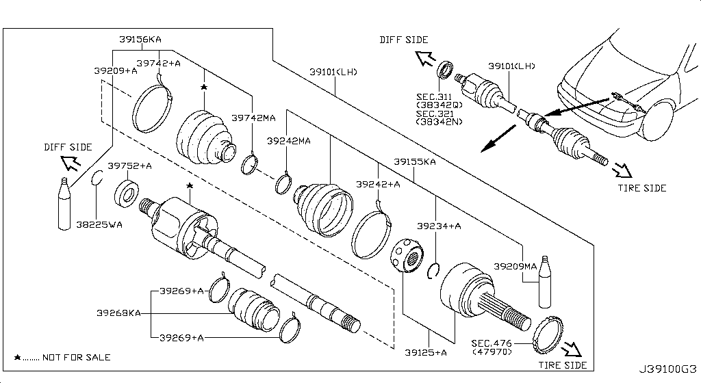 Front Drive Shaft
