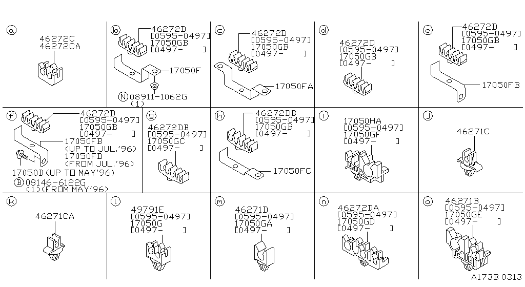 Tubería de combustible