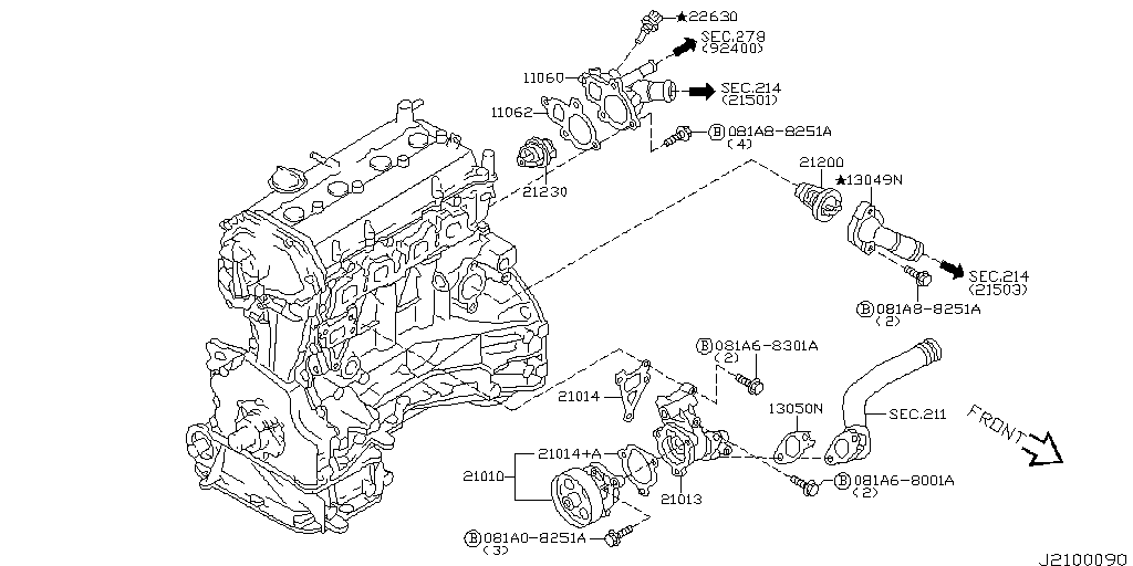 Water Pump & Cooling Fan & Thermostat