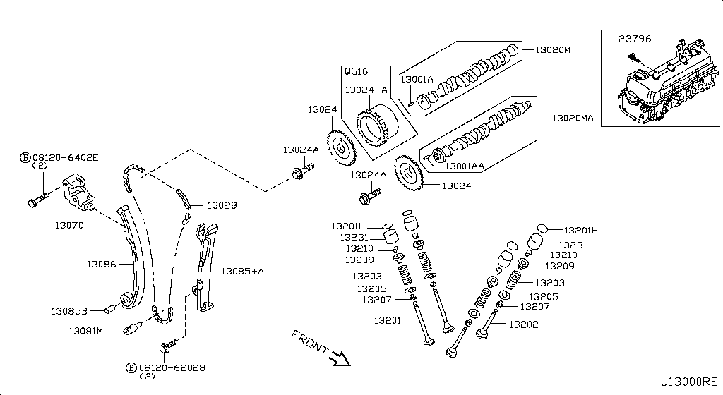 Camshaft & Valve Mechanism
