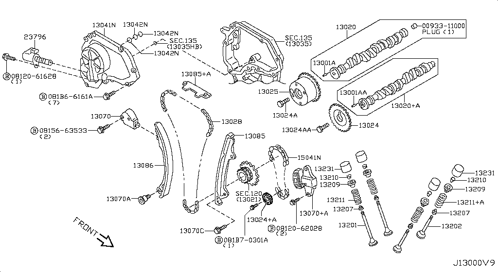 Camshaft & Valve Mechanism