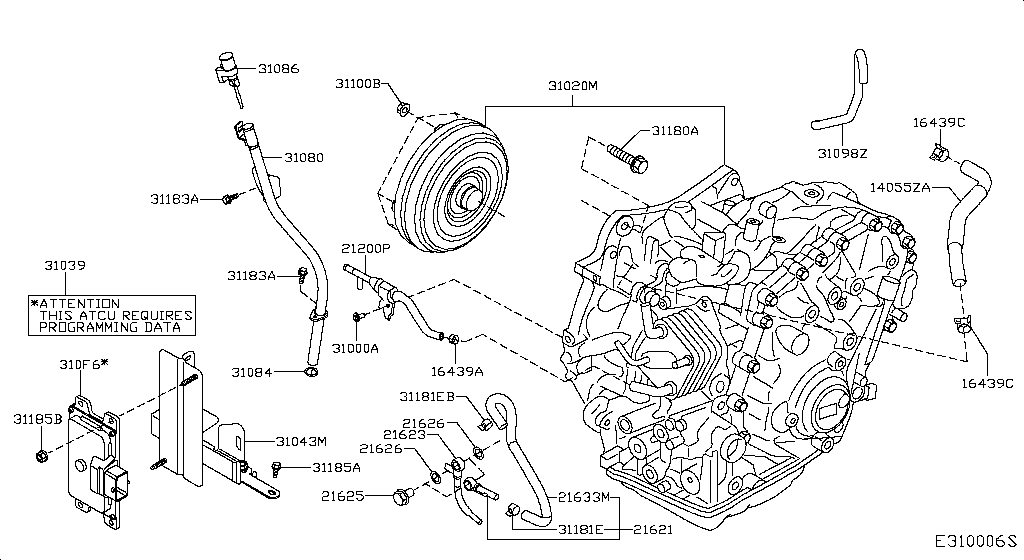 Transmisión, transeje y montaje