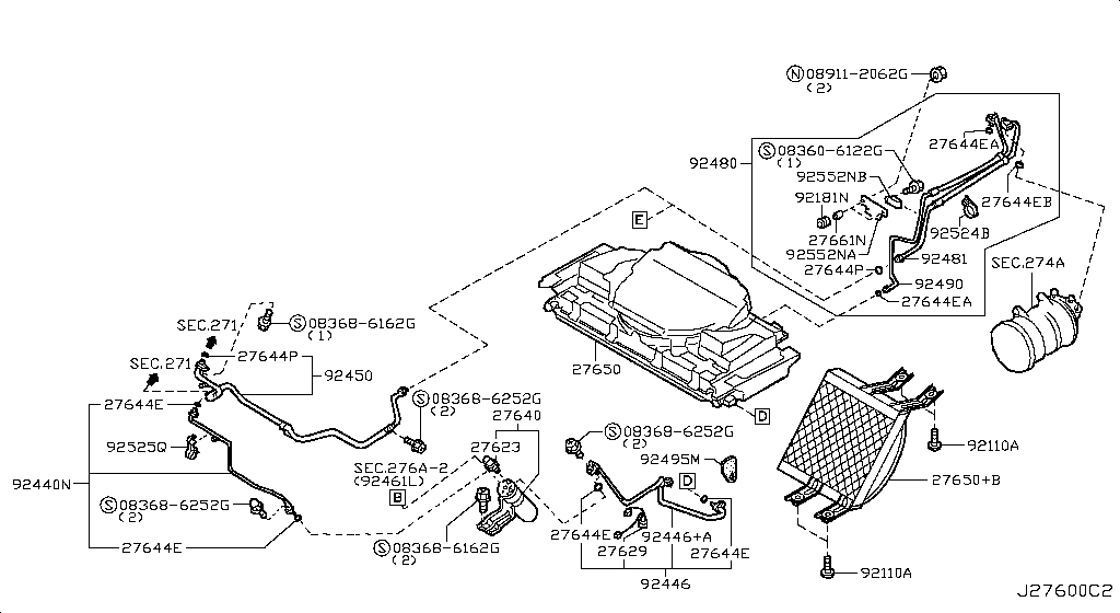 Condenser, Liquid Tank & Piping