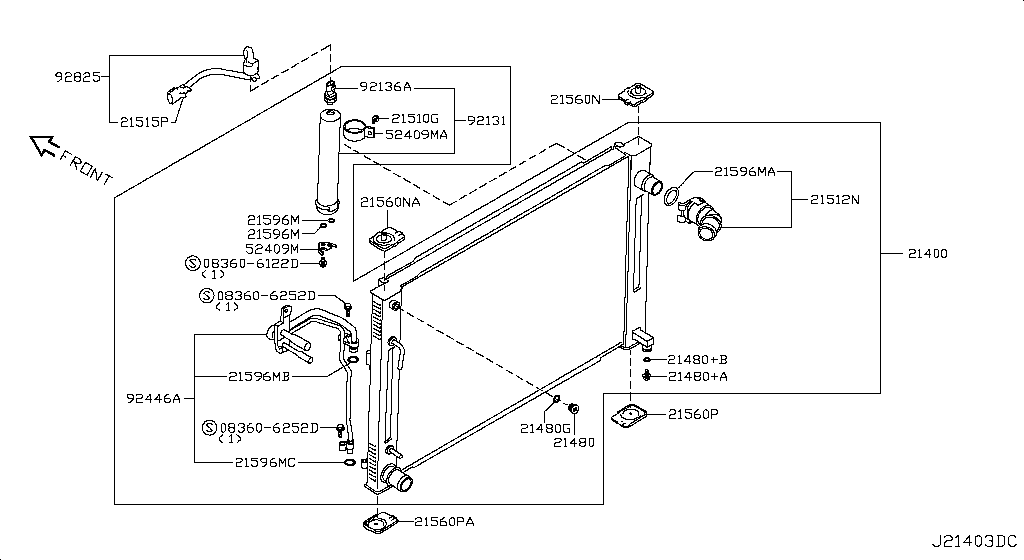 Radiator Shroud Inverter Cooling