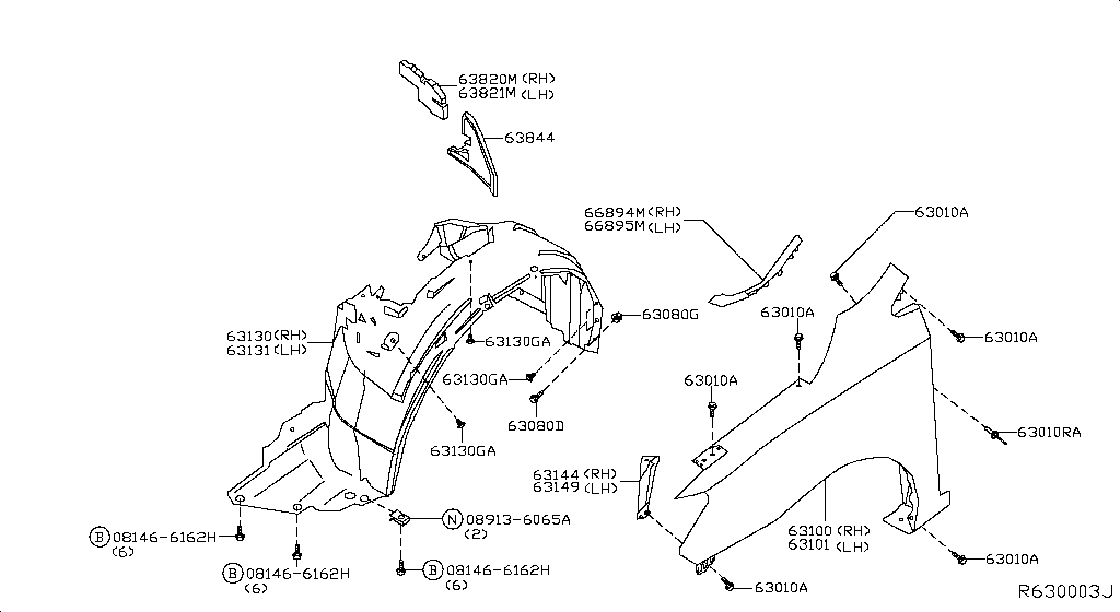 Front Fender & Fitting