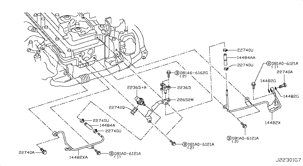 Engine Control Vacuum Piping