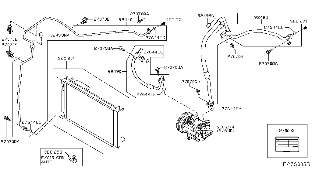 Condenser, Liquid Tank & Piping
