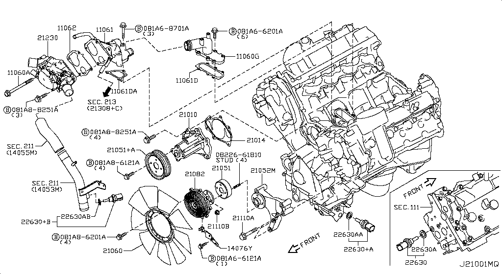 Water Pump, Cooling Fan & Thermostat