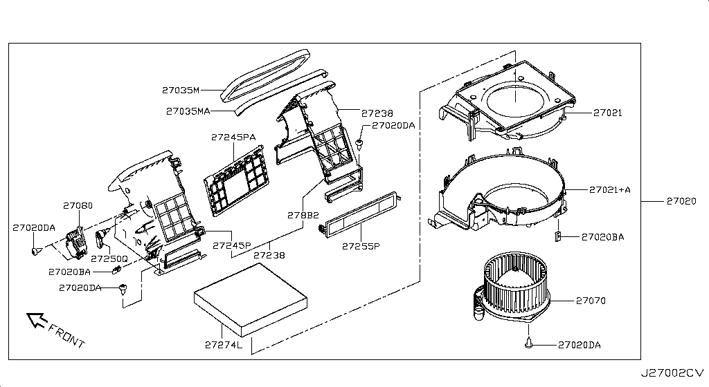 Heater Blower Unit