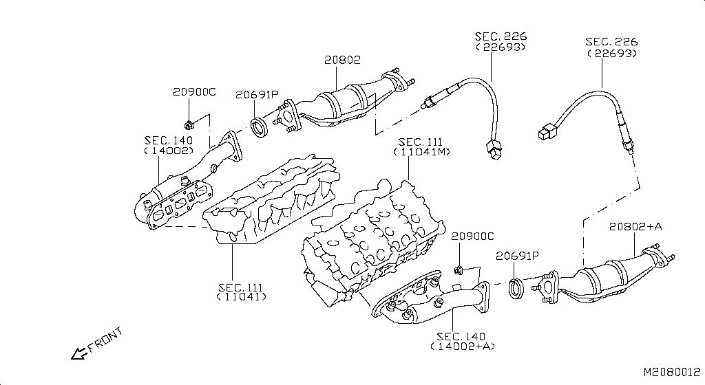 Catalyst Converter, Exhaust Fuel & Ure In