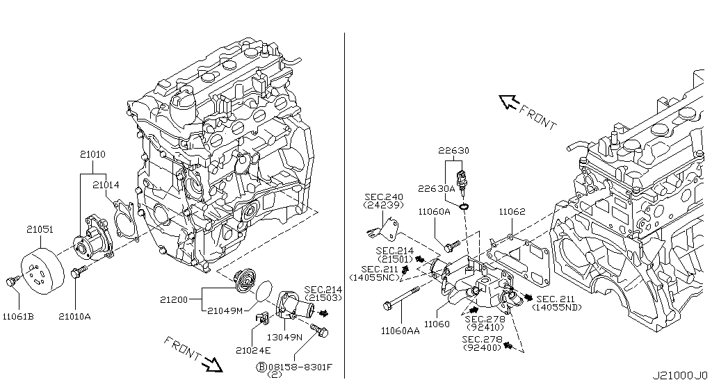 Water Pump, Cooling Fan & Thermostat