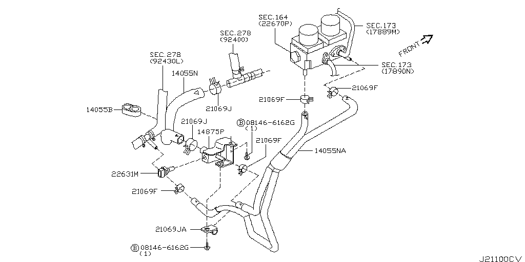 Water Hose & Piping (Engine)