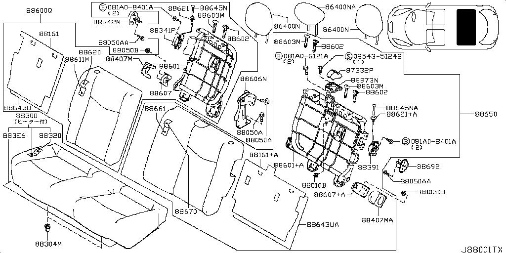 Moldura de hoja trasera