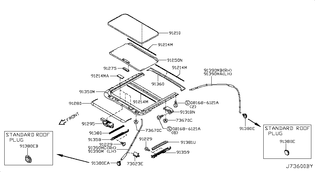 Sun Roof Parts