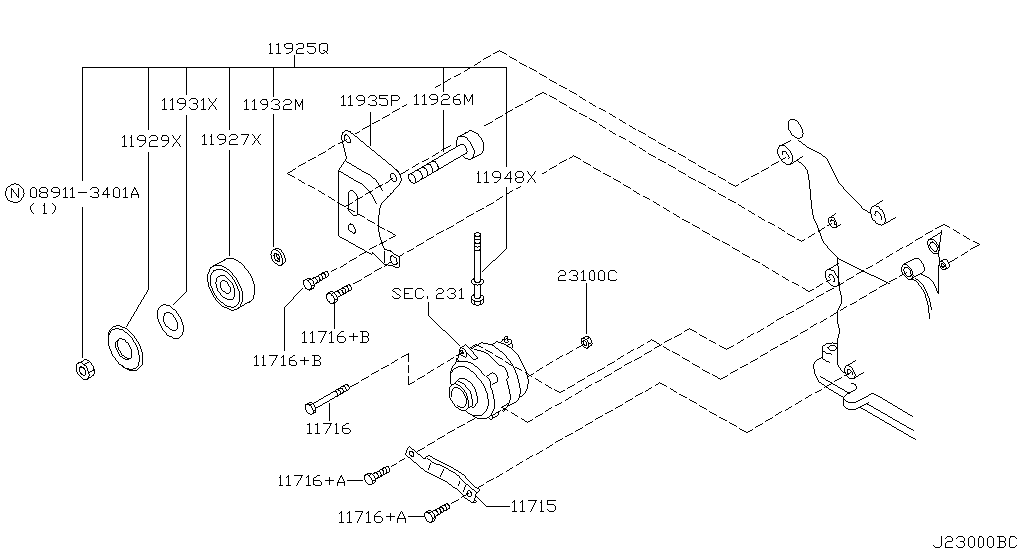 Alternator Fitting