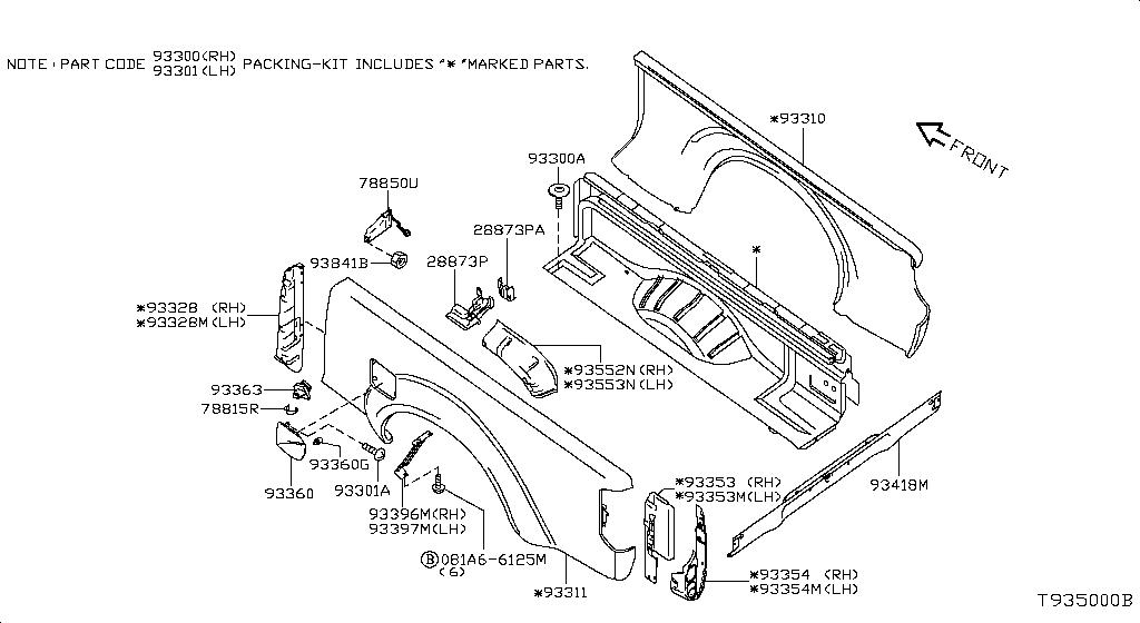 Rear Body Side Gate Fitting