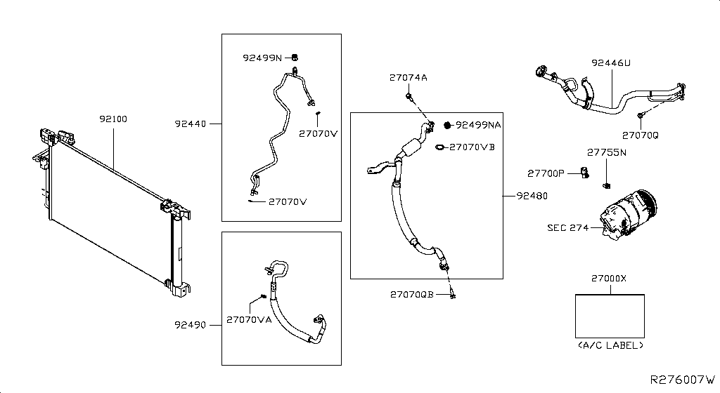 Condenser, Liquid Tank & Piping