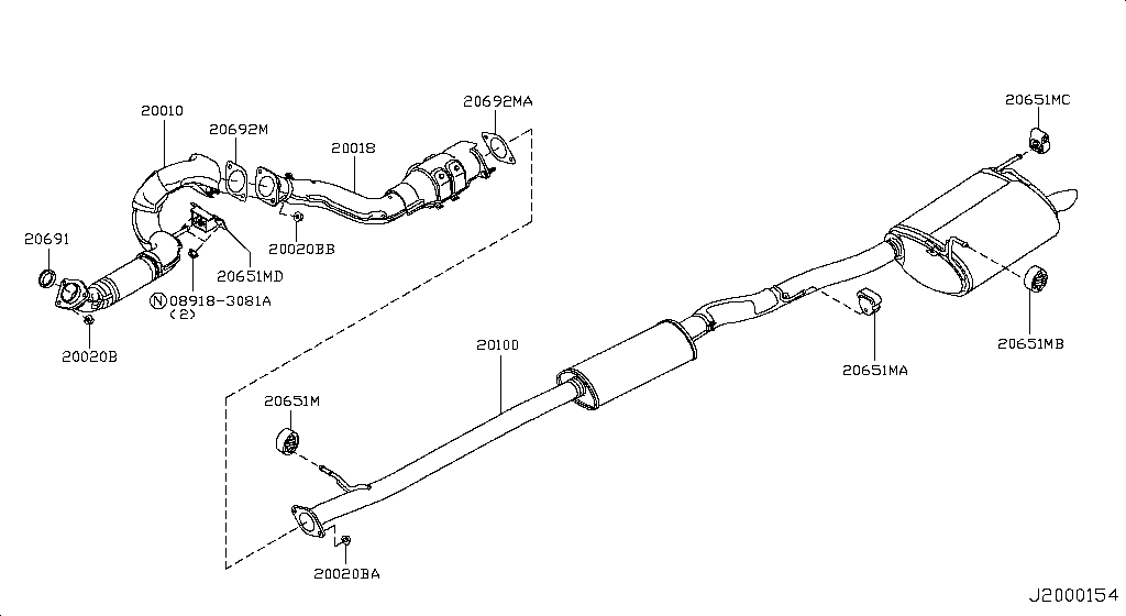 Exhaust Tube Muffler