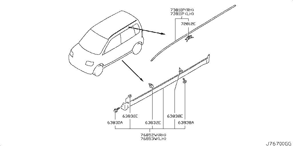 Montaje lateral del cuerpo