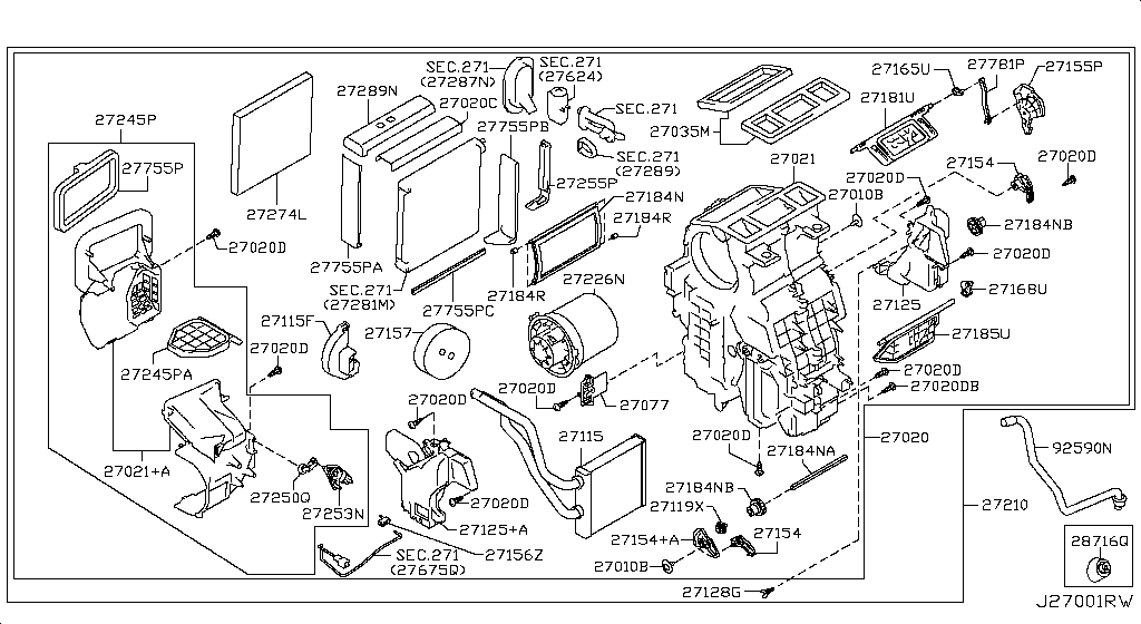 Heater Blower Unit