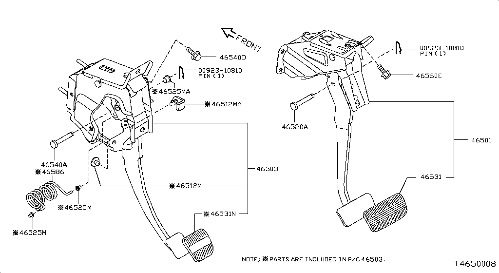 Brake & Clutch Pedal