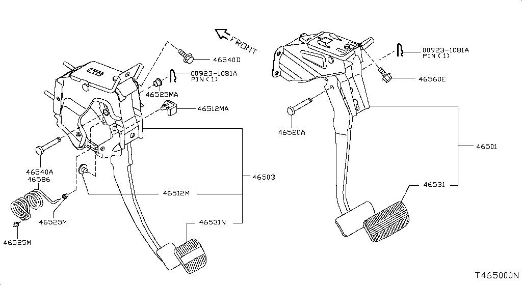 Brake & Clutch Pedal