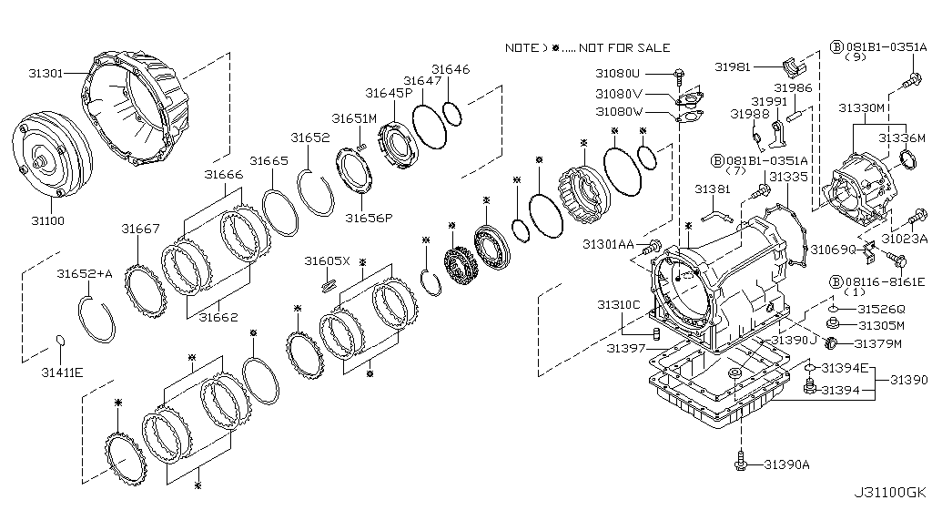 Torque Converter, Housing & Case