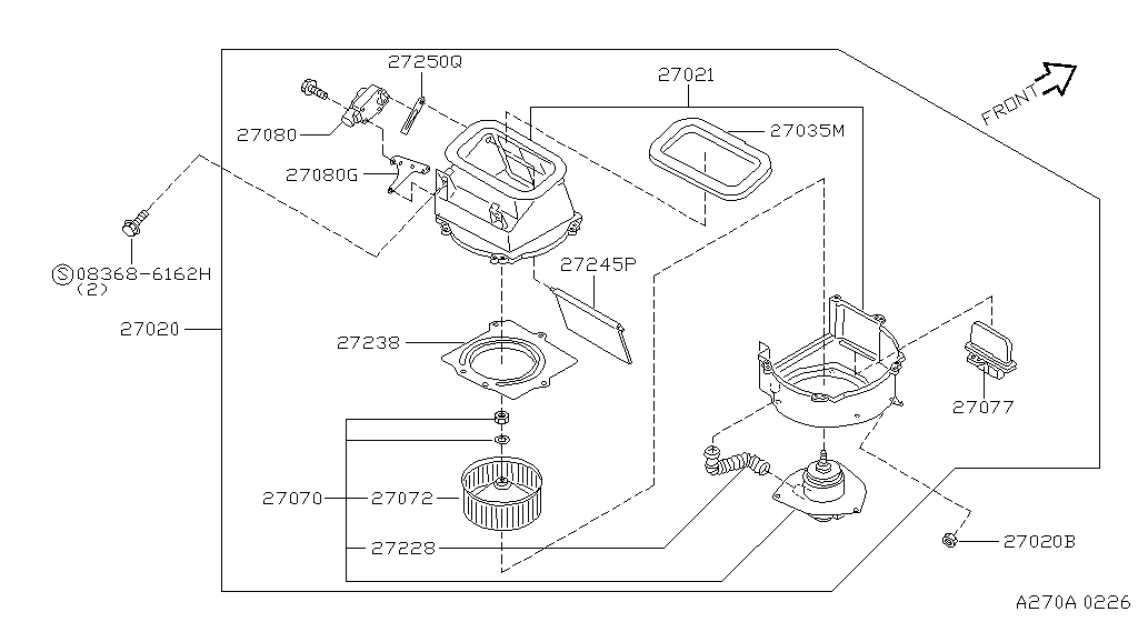 Heater Blower Unit
