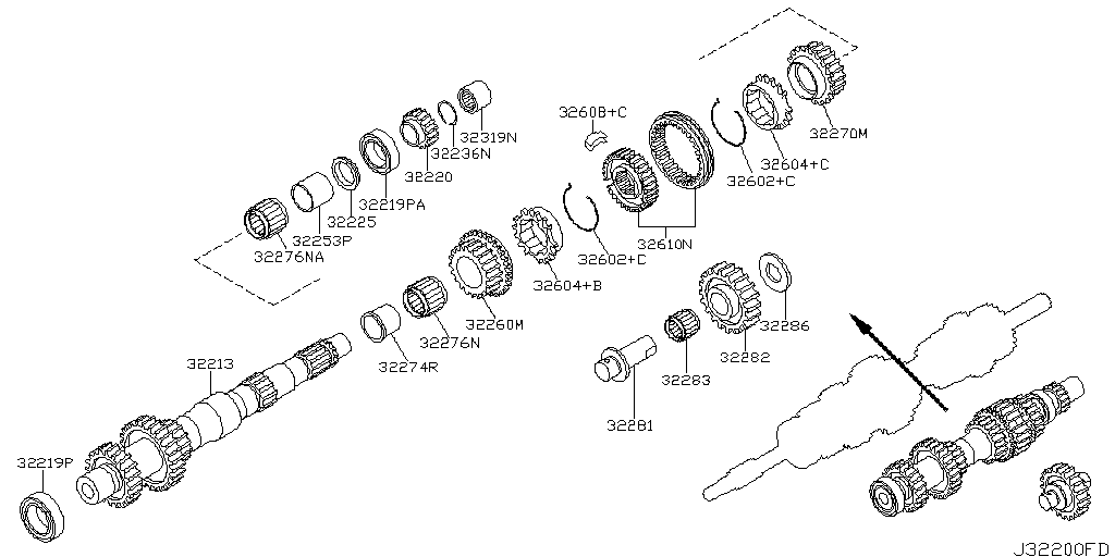 Transmission Gear Assembly